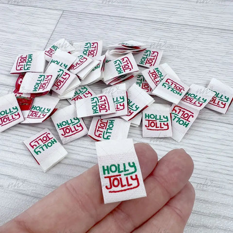 Weblabels Holly Jolly 4er Set