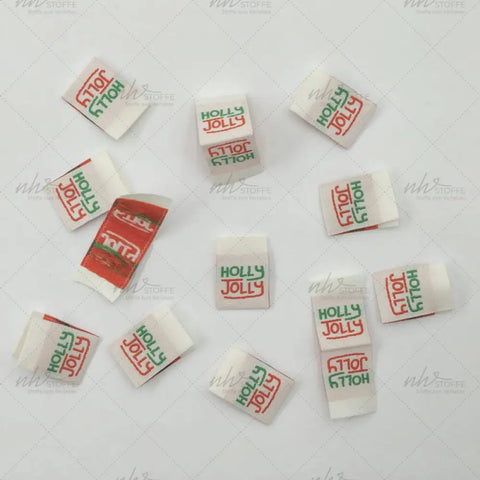 Weblabels Holly Jolly 4er Set