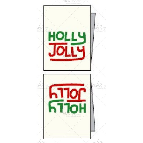 Weblabels Holly Jolly 4er Set