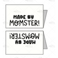 Weblabels Made by Momster 4er Set