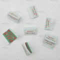 Weblabels Merry Christmas 4er Set