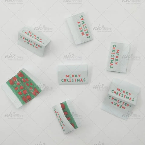 Weblabels Merry Christmas 4er Set
