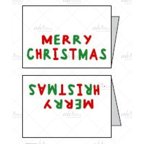 Weblabels Merry Christmas 4er Set