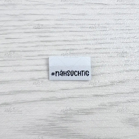 Weblabels Nähsüchtig 4er Set