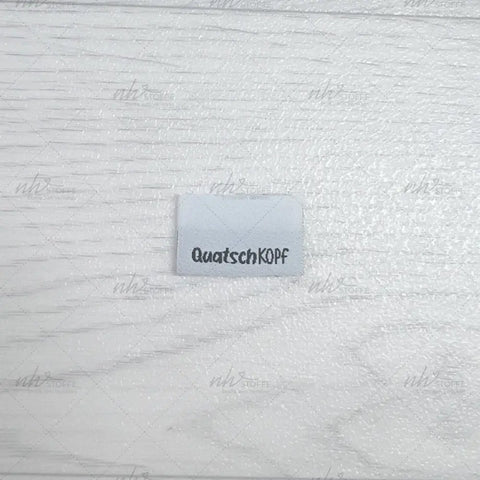 Weblabels Quatschkopf 4er Set