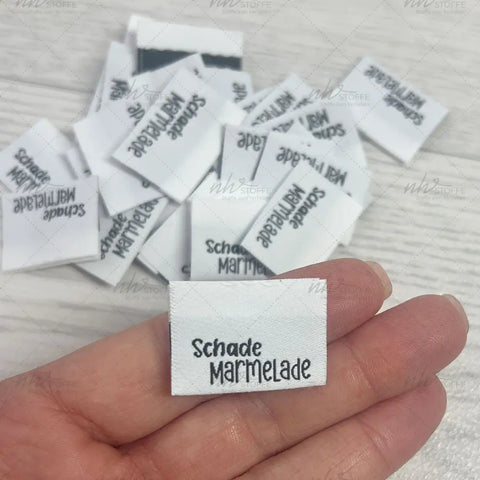 Weblabels Schade Marmelade 4er Set