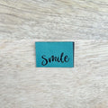Weblabels Smile (Grün) 4er Set