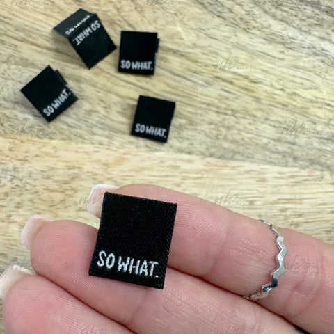 Weblabels So What. 4er Set