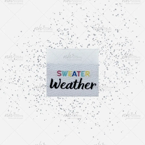 Weblabels Sweater Weather Bunt 4er Set