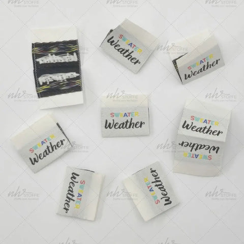 Weblabels Sweater Weather Bunt 4er Set