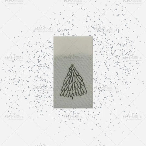 Weblabels Tannenbaum 4er Set