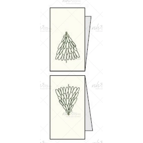 Weblabels Tannenbaum 4er Set