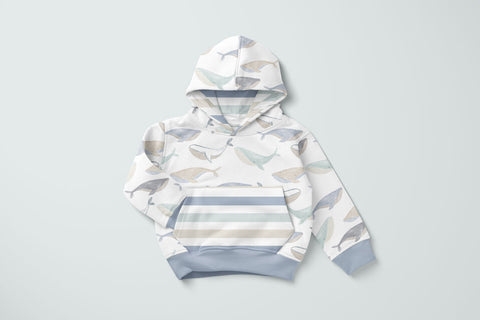 Jersey Stoff Whale Love 2848 (Bio) VORBESTELLUNG