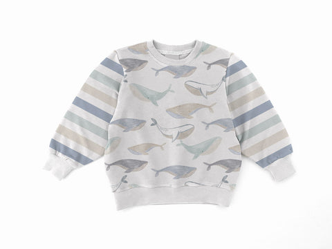 Jersey Stoff Whale Love 2848 (Bio) VORBESTELLUNG