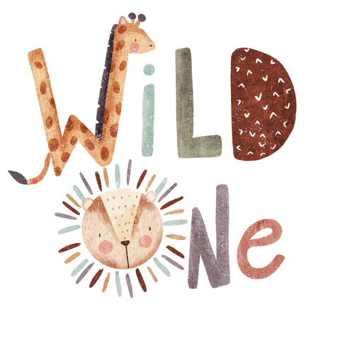 Bügelbild Wild One MEDIUM