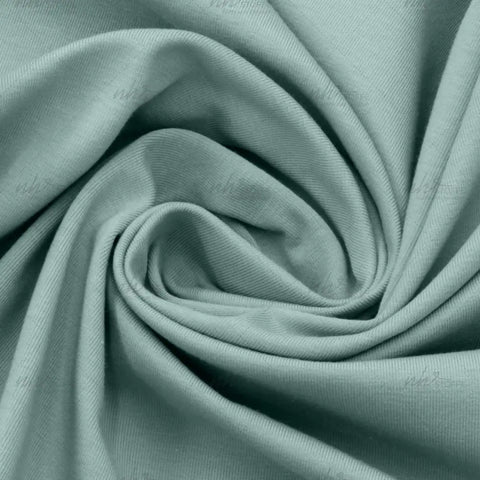 Wintersweat French Terry Brushed Helles Altgrün