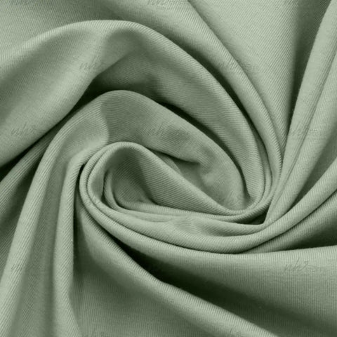 Wintersweat French Terry Brushed Schilfgrün