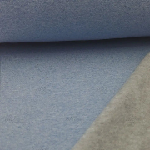 Wintersweat Hellblau meliert 093