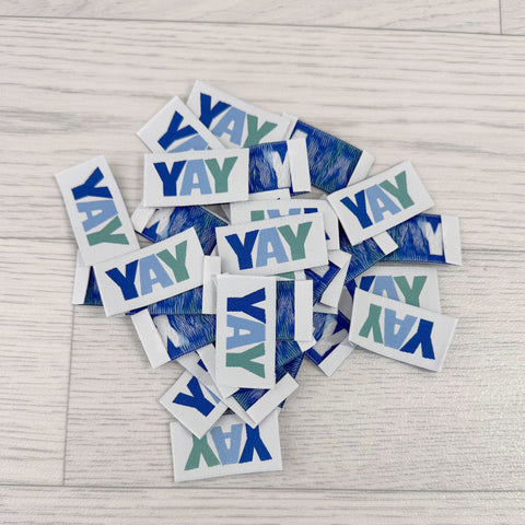 Weblabels Yay 4er Set